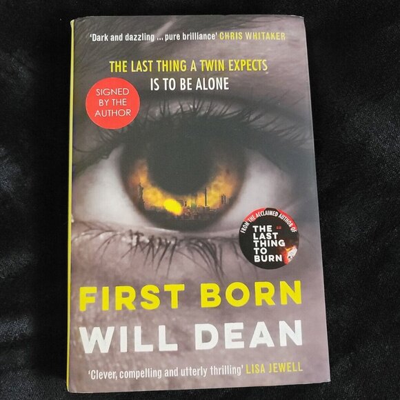 **SIGNED** LIKE NEW book First Born by Will Dean (Hardcover) First 1st Edition - Picture 1 of 4